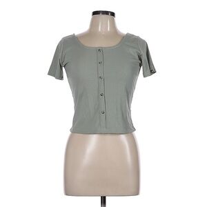 Beinuor Button Down Crop Top | SIZE L